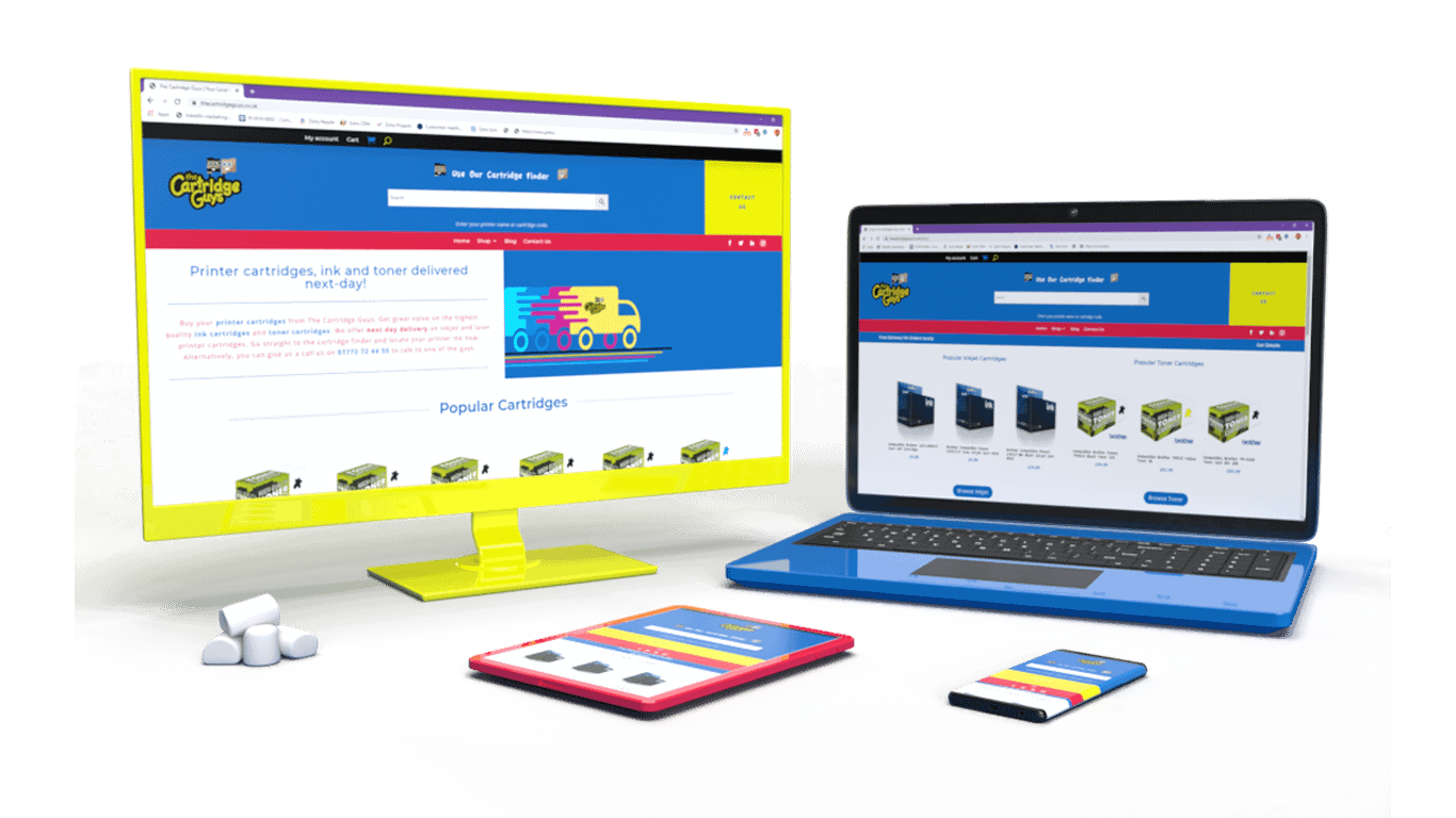 The Cartridge Guys - Ecommerce Website Design & Development
