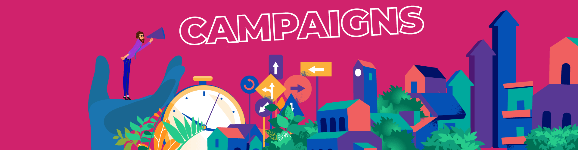 Campaigns Page banner, Marshmallow Marketing - Marketing Agency - Lancashire